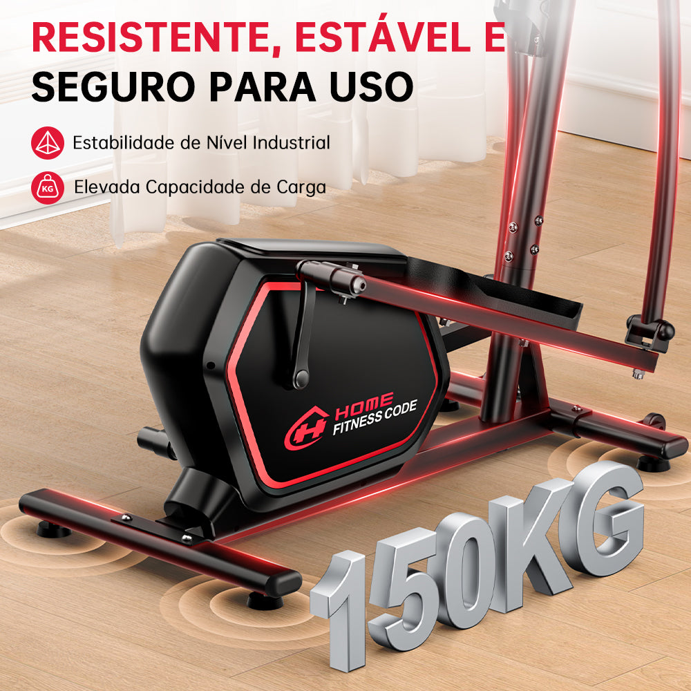 Aparelho Elíptico E200, 16 Níveis de Resistência Magnética