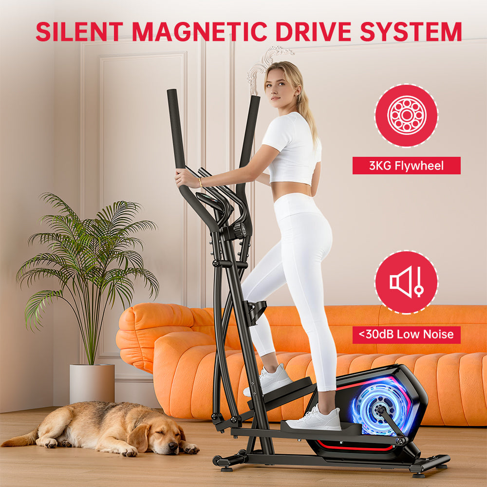Aparelho Elíptico E200, 16 Níveis de Resistência Magnética