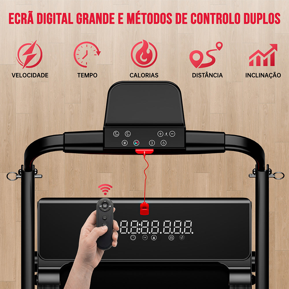 Passadeira Y5 com Motor sem Escovas, 0%-15% Inclinação Automática