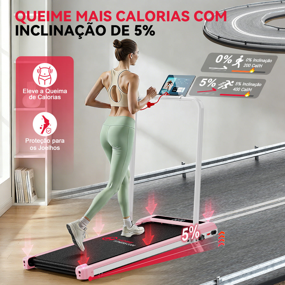 Passadeira Z3 com Motor sem Escovas, 1-6 km/h Velocidade, 5% Inclinação Manual