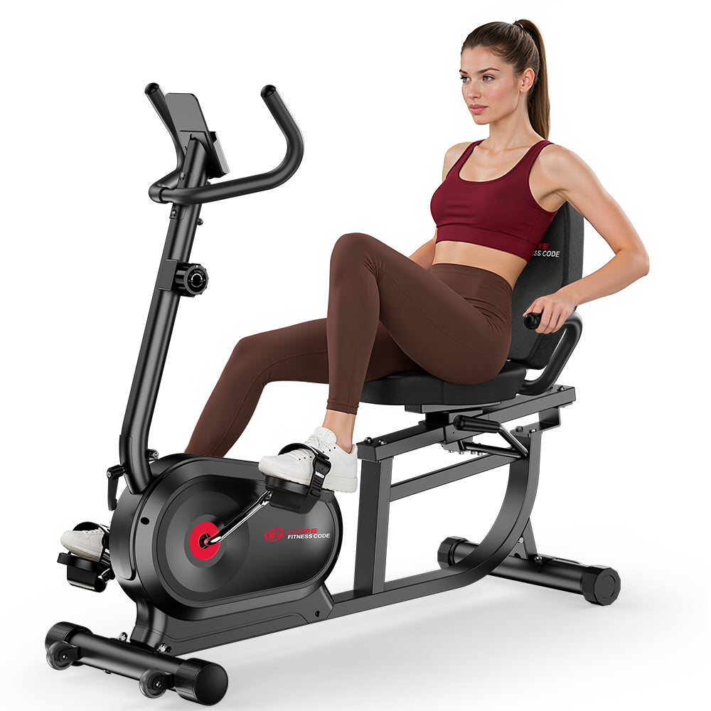 Bicicleta de Exercício Reclinada X1, 16 Níveis de Resistência