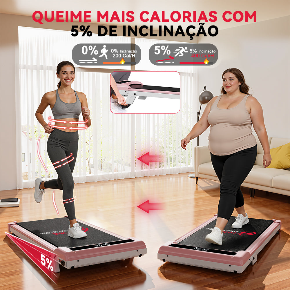 Passadeira Z3 com Motor sem Escovas, 1-6 km/h Velocidade, 5% Inclinação Manual