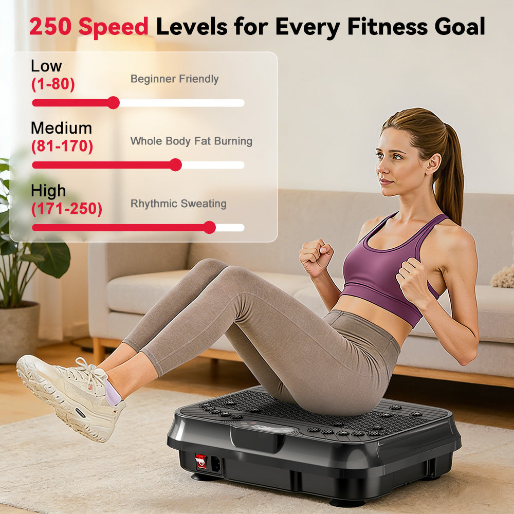 Plataforma Vibratória F1, 250 Níveis de Intensidade