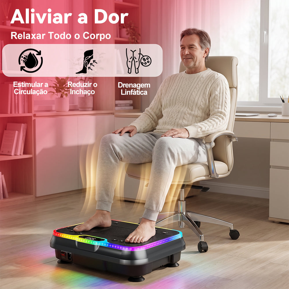Plataforma Vibratória F1, com Iluminação LED