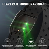 Monitor de Ritmo Cardíaco de Braço, Bluetooth 5.0/ANT+, Nível Impermeável IP67