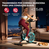 Bicicleta Estática Estacionária C1, Volante de 6 kg