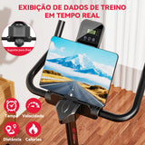 Bicicleta Estática Estacionária C1, Volante de 6 kg