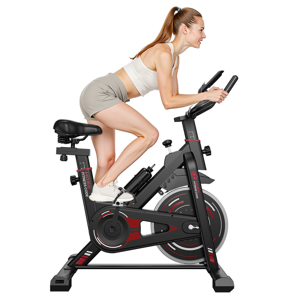 Bicicleta Estática Estacionária D1, Volante de 8 kg/10 kg