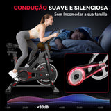 Bicicleta Estática Estacionária D1, Volante de 8 kg/10 kg