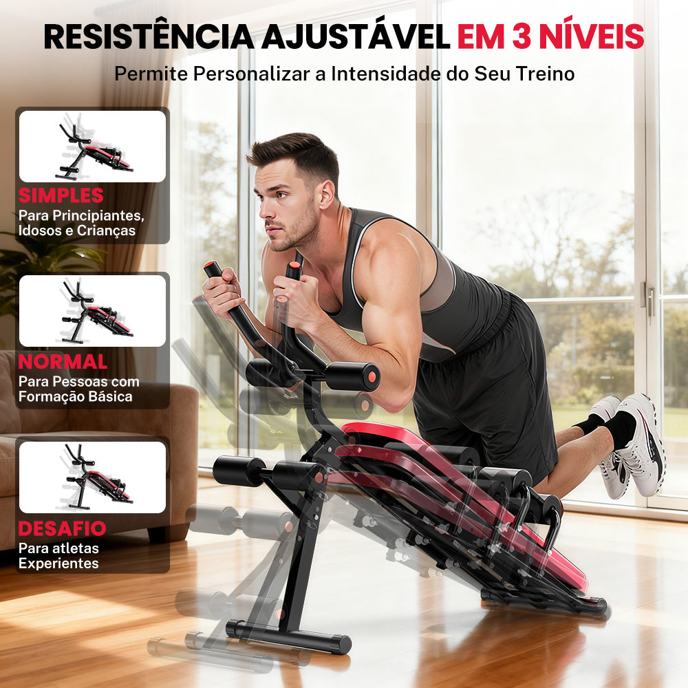 Aparelho Dobrável para Treino Abdominal