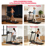 Passadeira Dobrável Q5 Pro com Motor sem Escovas, 1-12 km/h Velocidade, 15% Inclinação Automática