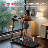 Passadeira Dobrável Q5 com Inclinação, Motor sem Escovas, Velocidade 1–12 km/h