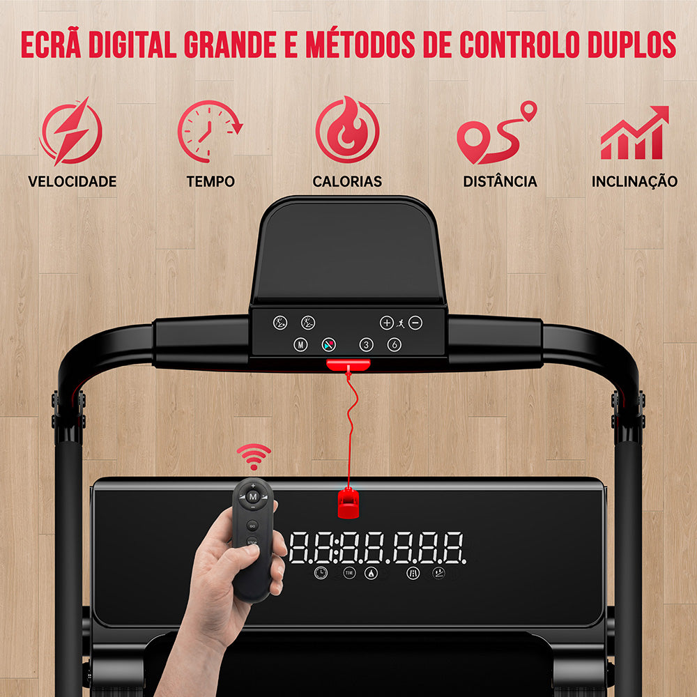 Passadeira Dobrável Y5 com Motor sem Escovas, 0%-15% Inclinação Automática