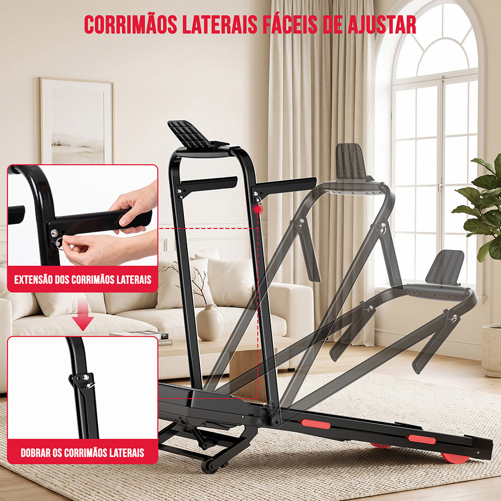 Passadeira Y5 com Motor sem Escovas, 0%-15% Inclinação Automática