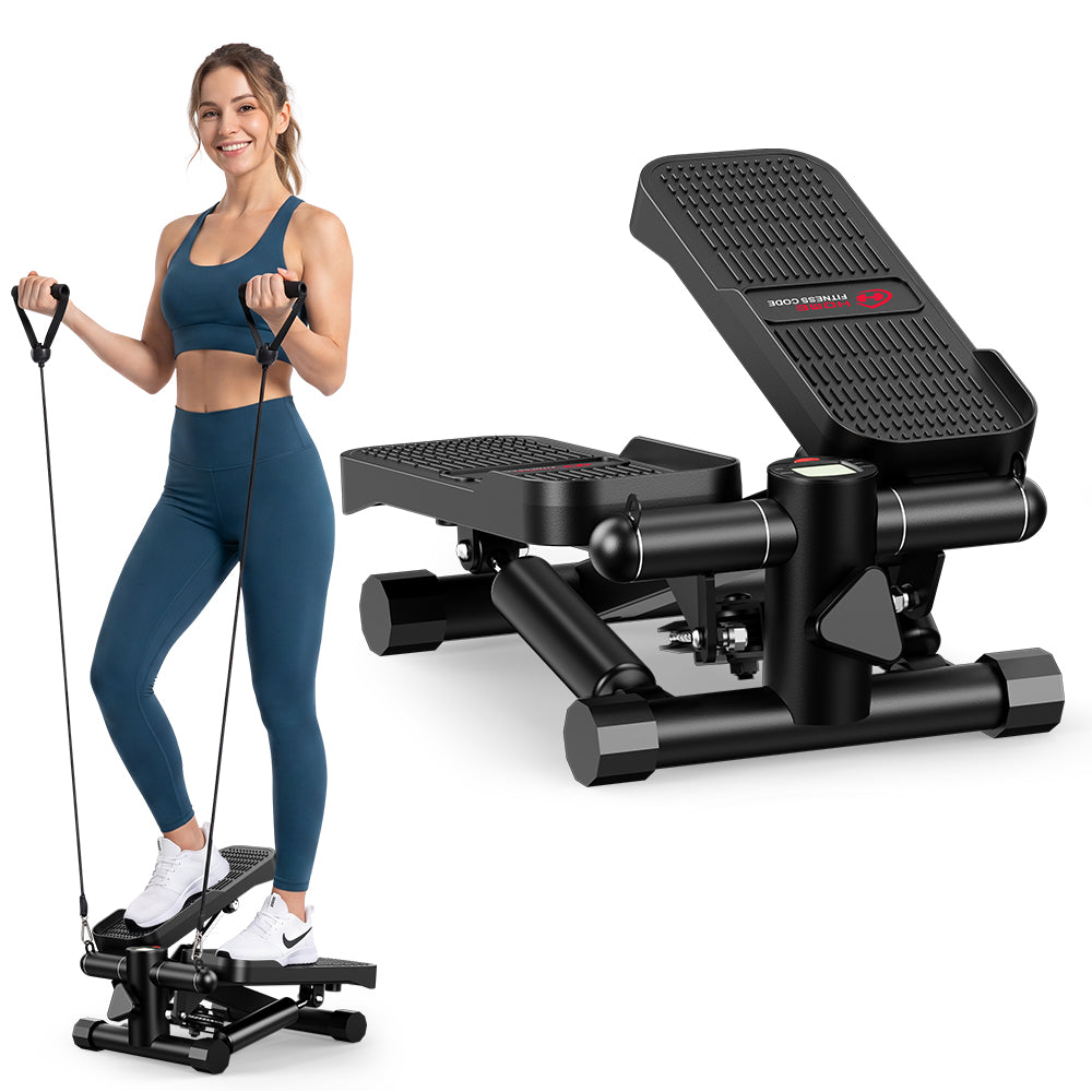 Mini Stepper Hidráulico com Faixas de Resistência
