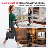 Mini Stepper Hidráulico com Faixas de Resistência