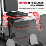 Máquina de Puxada Alta e Baixa