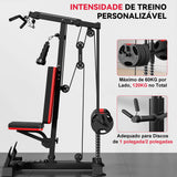 Máquina de Puxada Alta e Baixa