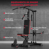 Máquina de Puxada Alta e Baixa