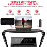 Passadeira Dobrável Q2 Pro com Motor sem Escovas, 1-10KM/H Velocidade, 5% Inclinação Manual (Nova Versão)