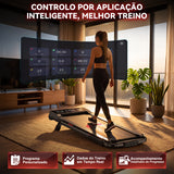 Passadeira Dobrável Q2 Pro com Motor sem Escovas, 1-10KM/H Velocidade, 5% Inclinação Manual (Nova Versão)