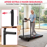 Passadeira Dobrável Q2 Pro com Motor sem Escovas, 1-10KM/H Velocidade, 5% Inclinação Manual (Nova Versão)