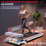 Passadeira Dobrável Q2 Pro com Motor sem Escovas, 1-10KM/H Velocidade, 5% Inclinação Manual (Nova Versão)