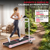 Passadeira Dobrável Q2 Pro com Motor sem Escovas, 1-10KM/H Velocidade, 5% Inclinação Manual (Nova Versão)