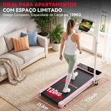 Passadeira Dobrável Q2 Pro com Motor sem Escovas, 1-10KM/H Velocidade, 5% Inclinação Manual (Nova Versão)