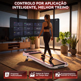 Passadeira Dobrável Q2 Pro com Motor sem Escovas, 1-10KM/H Velocidade, 5% Inclinação Manual (Nova Versão)