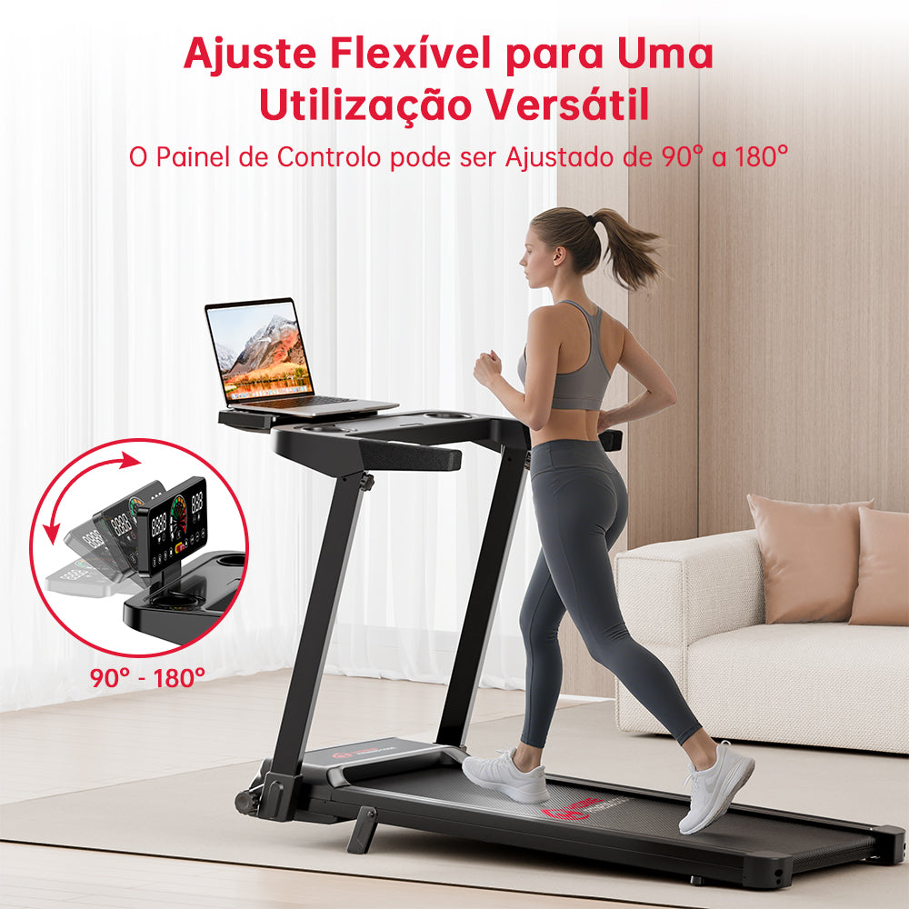 Passadeira Dobrável Q8, 1-12 km/h Velocidade, 5% Inclinação Manual