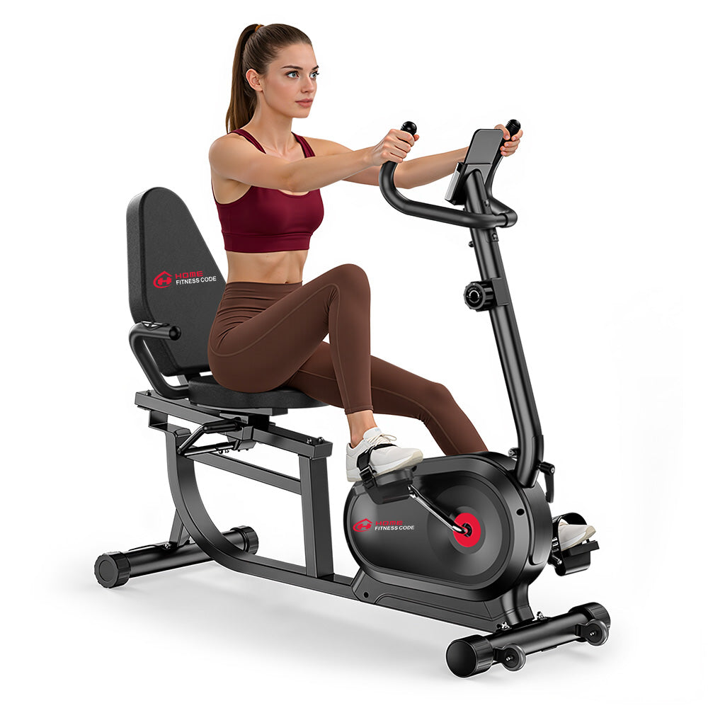 Bicicleta de Exercício Reclinada X1, 16 Níveis de Resistência