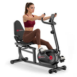 Bicicleta de Exercício Reclinada X1, 16 Níveis de Resistência