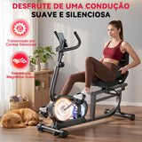 Bicicleta de Exercício Reclinada X1, 16 Níveis de Resistência