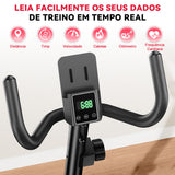 Bicicleta de Exercício Reclinada X1, 16 Níveis de Resistência