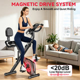 Bicicleta de Exercício Dobrável, Resistência Magnética