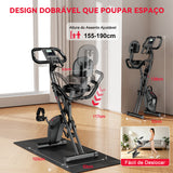 Bicicleta de Exercício Dobrável, Resistência Magnética