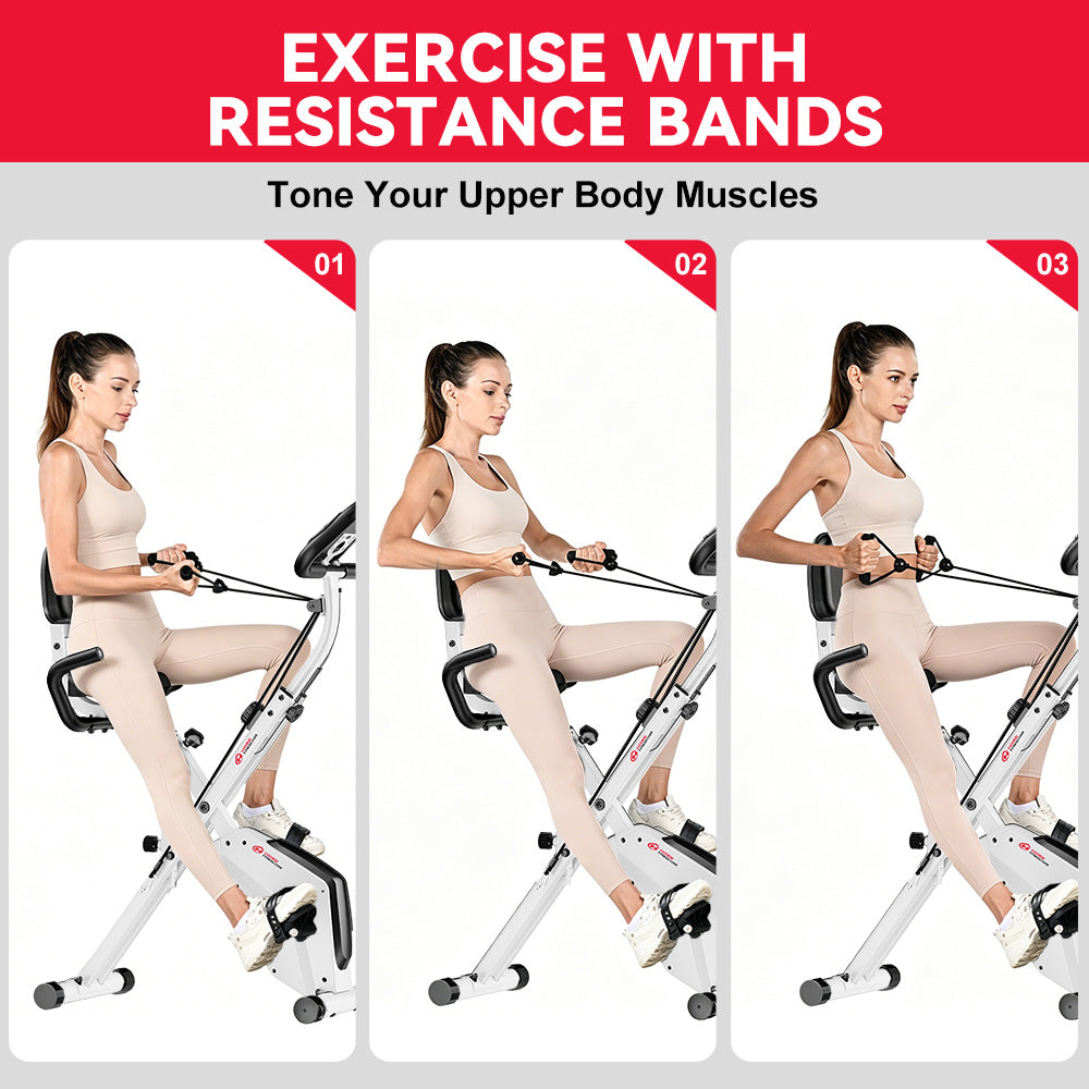 Bicicleta de Exercício Dobrável, Resistência Magnética