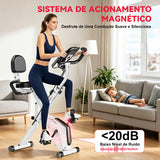 Bicicleta de Exercício Dobrável, Resistência Magnética