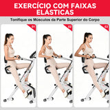 Bicicleta de Exercício Dobrável, Resistência Magnética