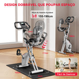 Bicicleta de Exercício Dobrável, Resistência Magnética