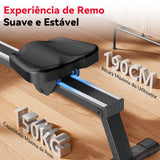 Máquina de Remo Magnética, 16 Níveis de Resistência