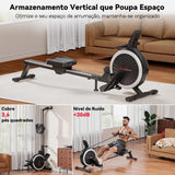 Máquina de Remo Magnética, 16 Níveis de Resistência