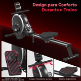 Máquina de Remo Magnética, 16 Níveis de Resistência