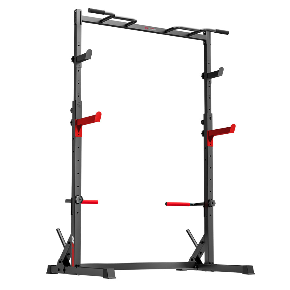 Meio Rack de Agachamento com Barra de Tração