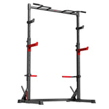 Meio Rack de Agachamento com Barra de Tração
