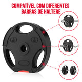 1 Polegada Discos de Peso Padrão, 5 x 5KG