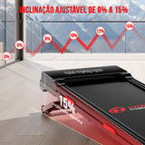 Passadeira Y5 com Motor sem Escovas, 0%-15% Inclinação Automática