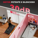 Passadeira Z3 com Motor sem Escovas, 1-6 km/h Velocidade, 5% Inclinação Manual