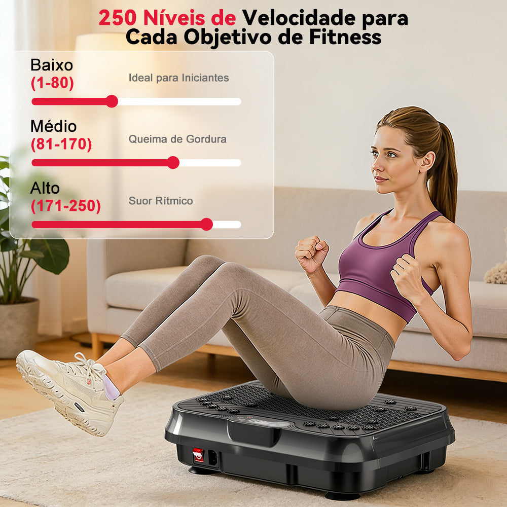 Plataforma Vibratória F1, 250 Níveis de Intensidade